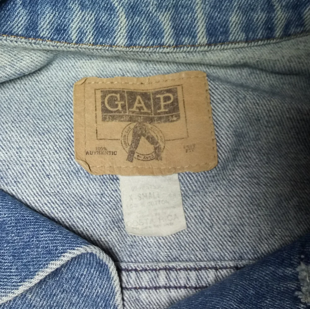 Vintage Oversized Gap Denim Jacket Size XS - Picture 9 of 12